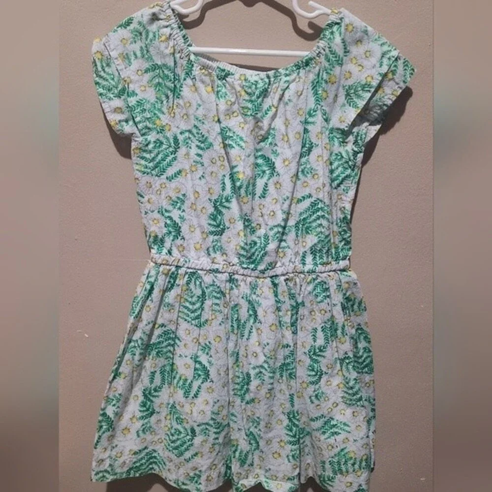 Gymboree Floral print pattern girls dress  Small 5-6 *